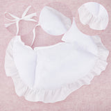 Cloth Victorian Pannier, Bustle Pads, Garment Accessories, Moon, White, 1585mm