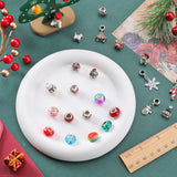 Christmas Theme DIY European Bracelet Necklaces Making Kit, Including Acrylic & Alloy & Enamel European Beads & Dangle Charm, Bracelet Making, Necklace Making, Mixed Color, 24Pcs/box