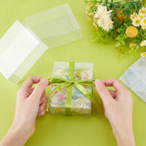 72Pcs Transparent PVC Box Candy Treat Gift Box, for Wedding Party Baby Shower Packing Box, Rectangle, Clear, 10.8x8.5x4cm