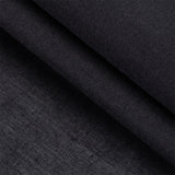 Cotton Hot Melt Adhesive Lining Fabic, for DIY Sewing Accessories Materials, Black, 113x0.01cm