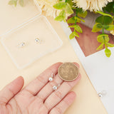 5Pcs Sterling Silver Pendants, Bell Charms, with Jump Rings, Silver, 8.8x6mm, Hole: 4mm