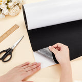 Self-Adhesion Polyester Felt Fabric, DIY Crafts, Black, 300x30x0.2cm