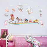 PVC Wall Stickers, Wall Decoration, Other Animal, 1180x290mm, 2pcs/set