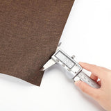 1Pc DIY Polyester Fabrics, with Paper Back, for Book Binding, Coffee, 430x1000mm