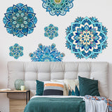 PVC Wall Stickers, Wall Decoration, Flower Pattern, 390x800mm, 2 sheets/set