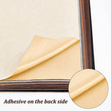 8 Sheets 8 Colors Faux Suede Self-adhesive Fabric, Rectangle, Mixed Color, 30x20cm, 1 sheet/color