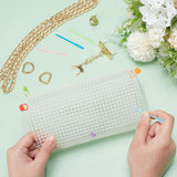 DIY Ribbon Knitting Bag Making Sets, including Plastic Mesh Canvas Sheets & Yarn Needle & Stitch Marker, Metal Curb Chain Strap & Deer Decorative Buckle, D-Ring, Magnetic Clasp, Mixed Color