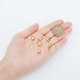 100Pcs Alloy Charms, with Iron Open Jump Rings, Heart, Golden, 9x7x4.5mm, Jump Ring: 6x0.7mm, Inner Diameter: 4.6mm.