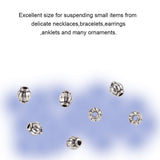 Tibetan Silver Spacer Beads, Barrel, Antique Silver, 4mm, Hole: 1mm, 750pcs/set