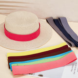 12Pcs 12 Colors Elastic Adjustable Hat Sweatband, Hat Accessories, Mixed Color, 600mm, 1pc/color