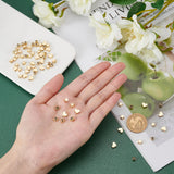 Brass Beads, Long-Lasting Plated, Mixed Shapes, Real 14K Gold Plated, 120pcs/box