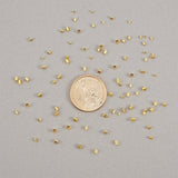 Brass Crimp Beads Sets, Golden, 1.5~2.5mm, Hole: 1~2mm; about 3060pcs/box