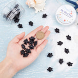 DIY Tortoise Bead Stretch Bracelets Making Kits, Including Dyed Synthetic Turquoise Beads and 10m Beading Elastic Thread, Black, 18~18.5x14~15x8mm, Hole: 1~1.5mm, 95pcs/box