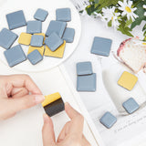 24Pcs 3 Styles Self Adhesive Plastic Furniture Sliders, Furniture Glides for Carpet, Furniture Moving Pads for Furniture Carpet Sliders, Square, Gray, 8pcs/style