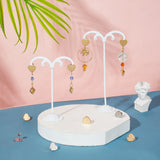 20Pcs 2 Colors Ion Plating(IP) 304 Stainless Steel Stud Earring Findings, with Ear Nuts/Earring Backs and Hole, Heart Shape, Golden & Stainless Steel Color, 12x13x1mm, Pin: 0.8mm, 10pcs/color