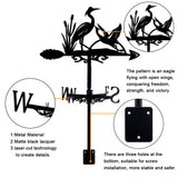 Orangutan Iron Wind Direction Indicator, Weathervane for Outdoor Garden Wind Measuring Tool, Other Animal, 274x358mm