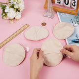 Underarm Armpit Sweat Pad, Quick Dry Sweat Pad, with Transparent Adjustable Shoulder Straps, Antique White, 295~455x10mm