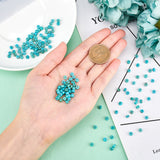 DIY Stretch Bracelets Making Kits, Including 1 Strand Disc Natural Turquoise Beads Strands and 1 Roll Strong Stretchy Beading Elastic Thread, 4~4.5x2.5mm, Hole: 0.7mm, about 167pcs/strand, 15.43 inch(39.2cm)