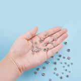 Tibetan Style Alloy Spacer Beads, Mixed Shapes, Antique Silver, Plastic Box: 16.5x10.8x3cm.