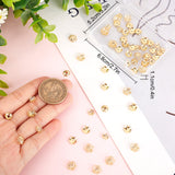 120Pcs 4 Styles 8-Petal & Multi-Petal & 5-Petal 304 Stainless Steel Flower Bead Caps, Golden, 6~8x1.5~3mm, Hole: 0.8~2.1mm, 30pcs/style