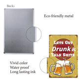 Metal Iron Sign Poster, for Home Wall Decoration, Rectangle, Food Pattern, 300x200x0.5mm