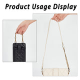 Aluminum Curb Chain Bag Shoulder Straps, with Alloy Swivel Clasps, for Bag Replacement Accessories, Antique Bronze, 20.5cm, 2pcs/box