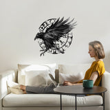 PVC Wall Stickers, Wall Decoration, Eagle Pattern, 540x290mm, 2 style, 1pc/style, 2pcs/set