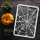 3Pcs 3 Styles PET Hollow Out Drawing Painting Stencils, for DIY Scrapbook, Photo Album, Spider Web Pattern, 297x210mm, 1pc/style