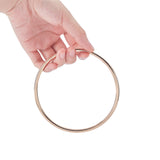 Round/Circular Ring Iron Purse Handles, for Bag Making, Purse Making, Handle Replacement, Golden, 11.15x0.5cm, Inner Diameter: 10.15cm