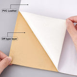 Self-adhesive PVC Leather, Sofa Patches, Car Seat, Bed Leather Repair Subsidies, White, 61.15x30.5x0.08cm