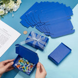 Foldable Cardboard Mailer Boxes, Shipping Box, Rectangle, Royal Blue, finished product: 12.7x8.2x2.8cm