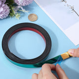 PVC Plastic Edge Banding, Adhesive Veneer Edge Trim for DIY Table, Cabinet, Furniture, Decorative Trim, Gold, 15x1.5mm, 5m/roll