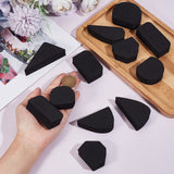 EVA Mug Handle Forms, Handle Molds, for Ceramic Cup Making, Mixed Shapes, Black, 2.9~5x4.3~8.5x1.75cm, 12pcs/set