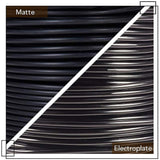 Aluminum Wire, Matte Effect, Black, 18 Gauge, 1mm, about 150m/roll