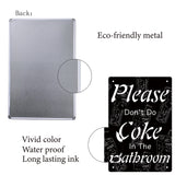 Tinplate Sign Poster, Vertical, for Home Wall Decoration, Rectangle, Word, 300x200x0.5mm