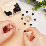 Natural Obsidian Beads, Round, 8mm, Hole: 2.5mm, 36pcs/box