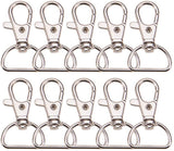 Iron Key Clasp Sets, with Swivel Lobster Claw Clasps, Split Key Rings and Iron D Ring Buckles Keychain Findings, Platinum, clasp: 38x24x6mm, ring: 25x2mm, D Ring: 28.5x17x1.7mm
