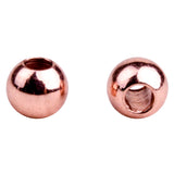 Rose Gold 3mm Brass Round Spacer Beads Craft Findings, about 100pcs/bag