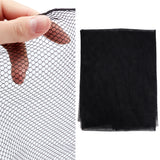 1 Sheet Polyester Mesh Fabric, for Handbags, Suitcases, Toys Cloth, Black, 59-7/8 inch(1520mm)