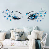PVC Wall Stickers, Wall Decoration, Eye Pattern, 390x800mm