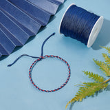 Unicraftale&reg Nylon Thread, DIY Material for Jewelry Making, Dark Blue, 0.8mm, 100yards/roll