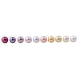 10 Colors 6mm Tiny Satin Luster Glass Pearl Round Beads Assortment Mix Lot for Jewelry Making Multicolor, Mixed Color, 6mm, Hole: 1.2~1.5mm, about 50~60pcs/compartment, 500~600pcs/box