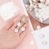 40Pcs 304 Stainless Steel Pendants, Heart, Stamping Blank Tag, Stainless Steel Color, 19x16x1mm, Hole: 7x4mm