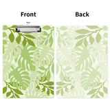 Acrylic Clipboards, Writing Board, Writing Instrument with Stainless Steel Clip, Rectangle, Leaf, 310x220x2mm