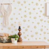 PVC Wall Stickers, Wall Decoration, Dandelion Pattern, 390x900mm