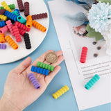 30Pcs 10 Colors EVA Foam Pencil Gripper, Pencil Holder, for Kids Students, Mixed Color, 37.5x12.5mm, Inner Diameter: 8mm, 3pcs/color