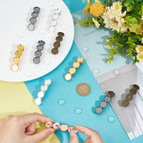 DIY Blank Dome Hair Barrettes Jewelry Kits, Including Brass Hair Barrettes Settings, Glass Cabochons, Mixed Color, 100Pcs/box