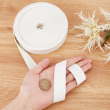 10M PU Leather Binding Straps, for Bag Strip and Hair Accessories, White, 2.5x0.1cm