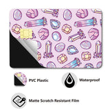 PVC Plastic Waterproof Card Stickers, Self-adhesion Card Skin for Bank Card Decor, Rectangle, Diamond, 186.3x137.3mm