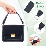 PU Leather Bag Strap, with Zinc Alloy Finding, for Bag Replacement Accessories, Silver, 34.1x3.4x0.3cm